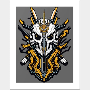 Mecha Skull S02 D71 Posters and Art